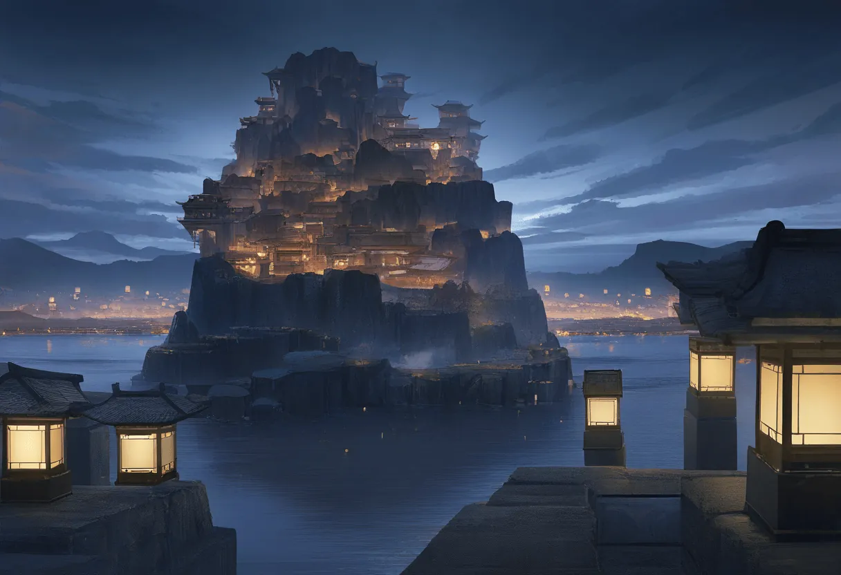 流云城夜景